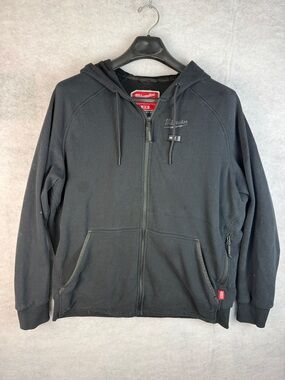 Milwaukee Heated Gear Black Zip-Up Hoodie Men’s 2X